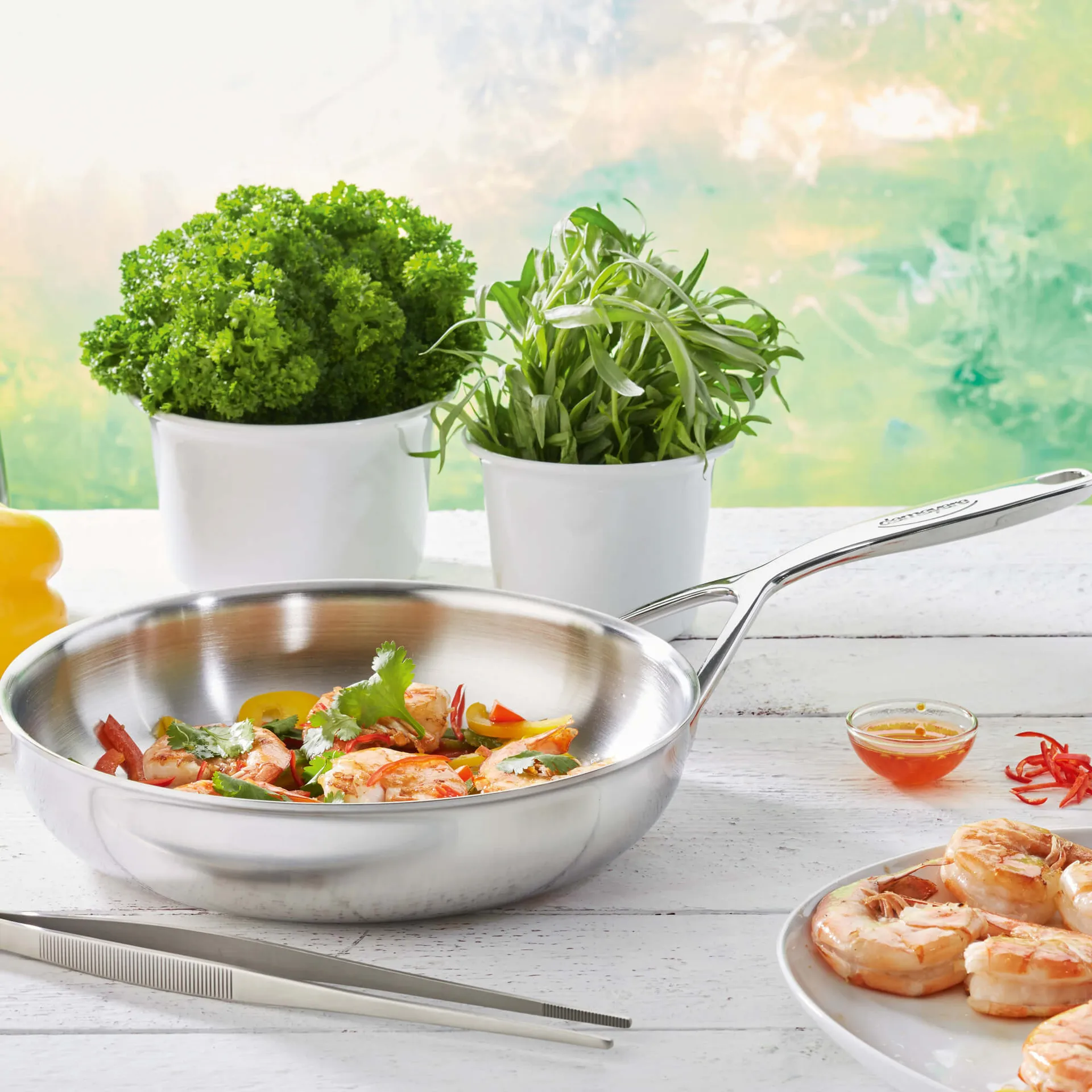 Multiline 7 paistinpannu ruostumaton teräs 7-kerros., Ø24 cm Demeyere