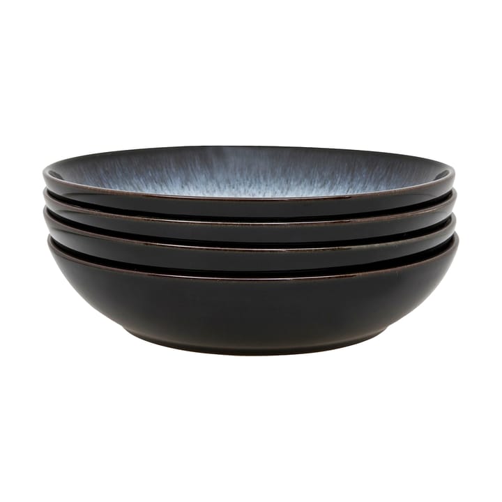 Halo pastakulho 22 cm, 4-pakkaus - Sininen-harmaa-musta - Denby