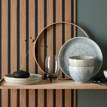 Halo Speckle coupe -lautanen, 26 cm - Harmaa-ruskea - Denby