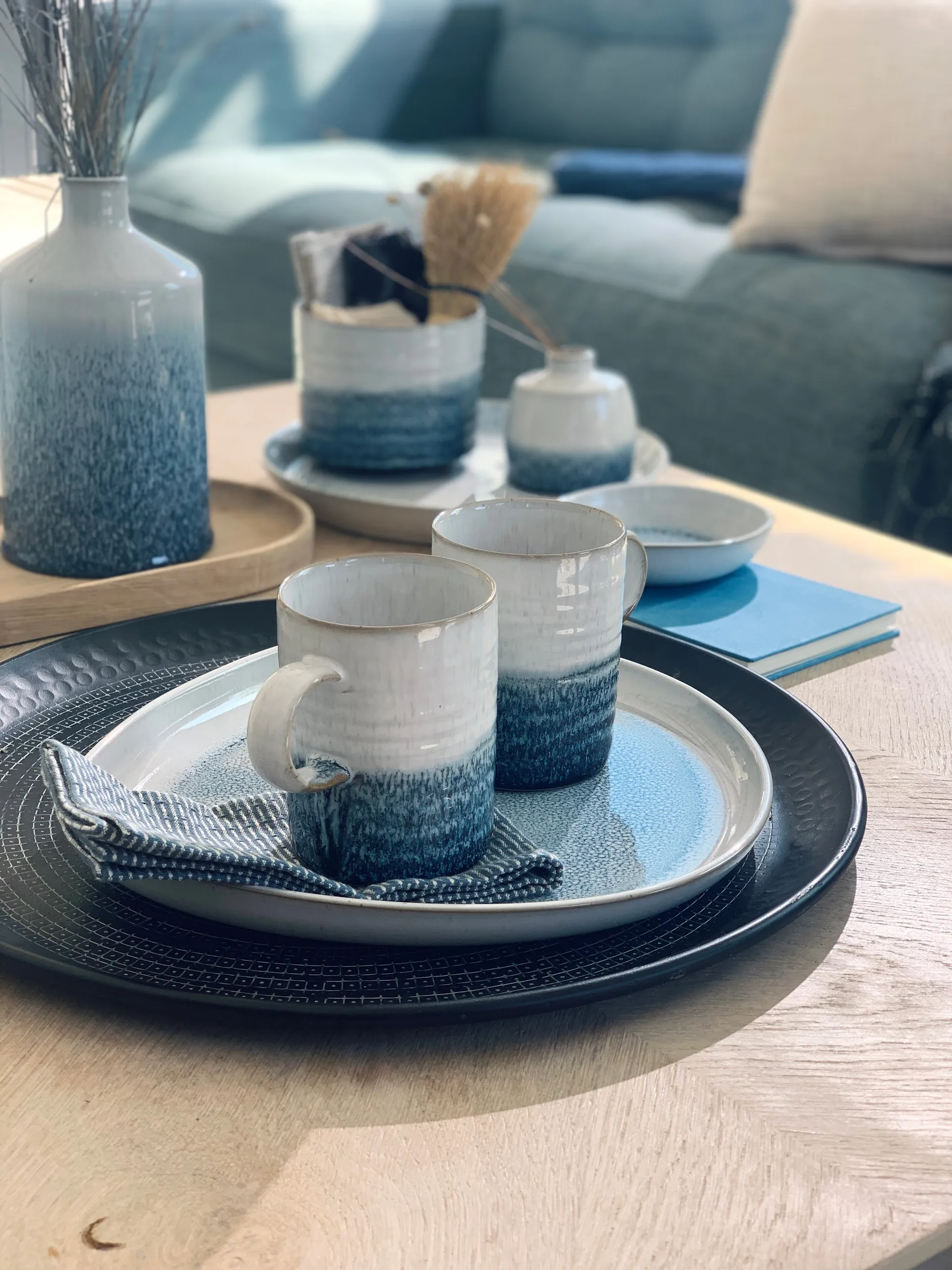 Kiln blue Alt tarjoilukulho, Pieni, Ø13 cm Denby