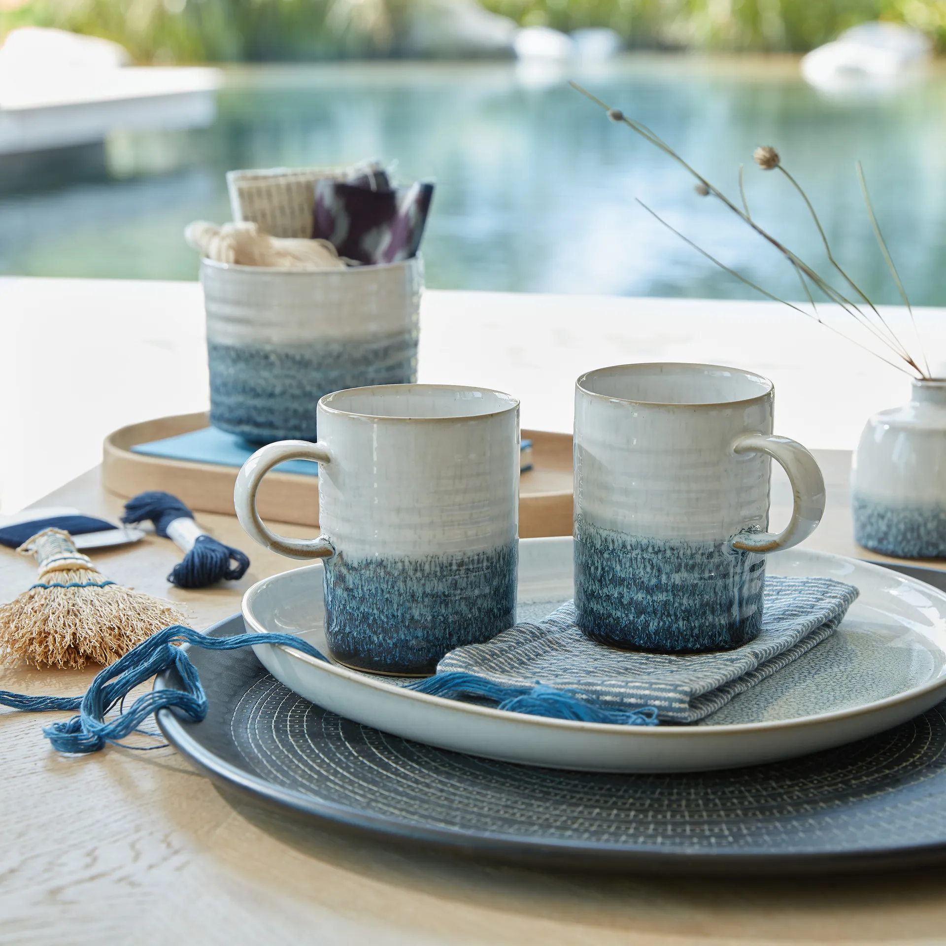 Kiln blue Alt tarjoilukulho, Pieni, Ø13 cm Denby