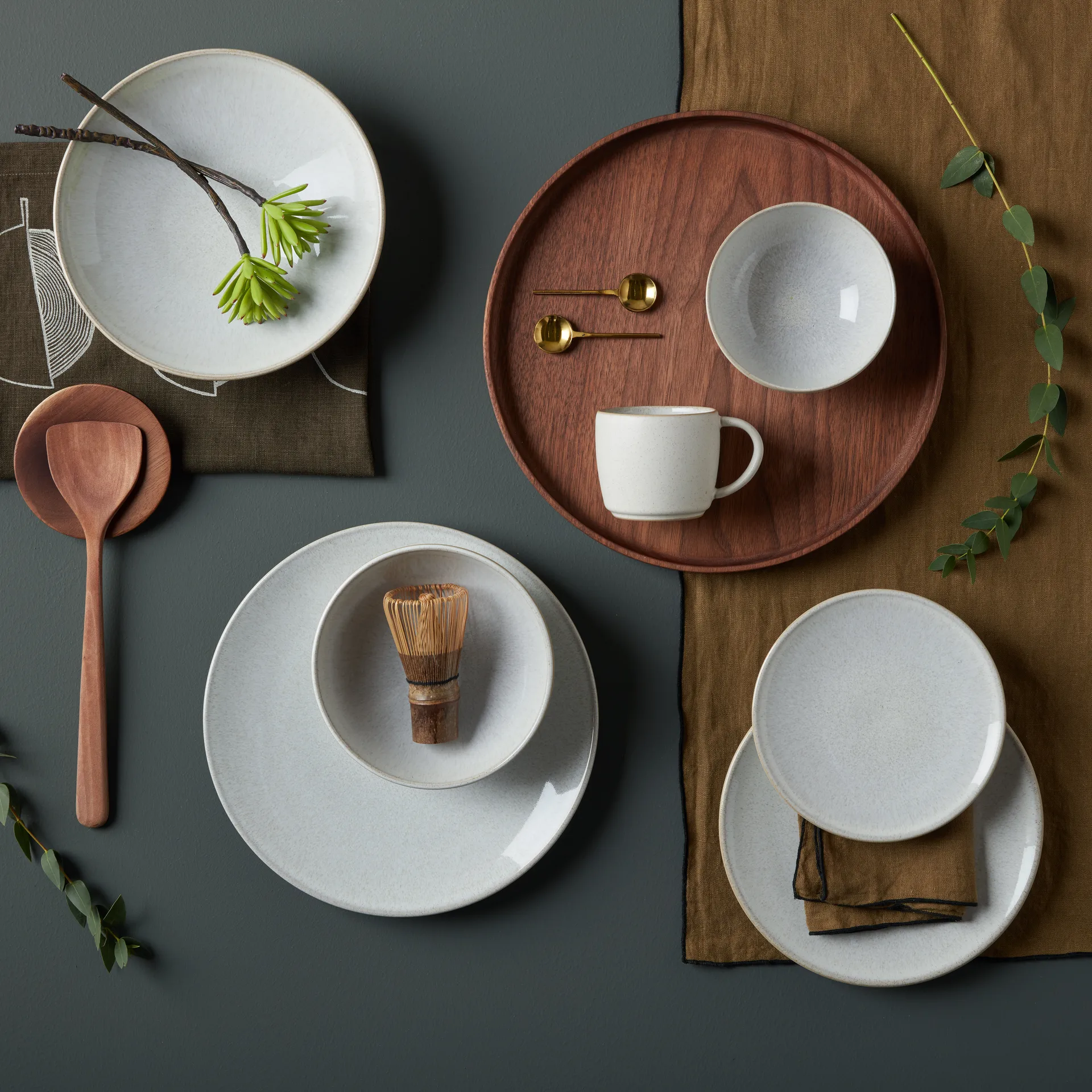 Modus Speckle -lautanen 27,5 cm, Valkoinen Denby