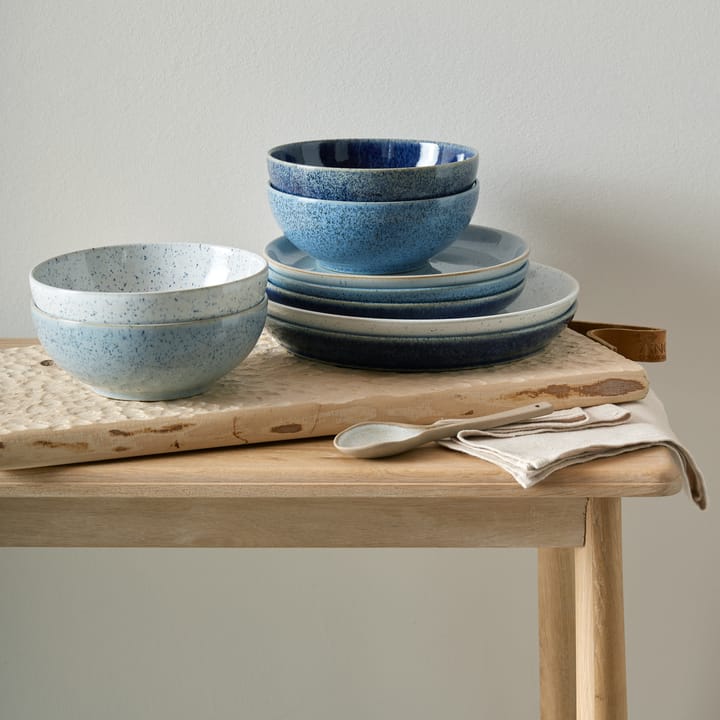 Studio Blue coupe -lautanen, 26 cm, Chalk Denby