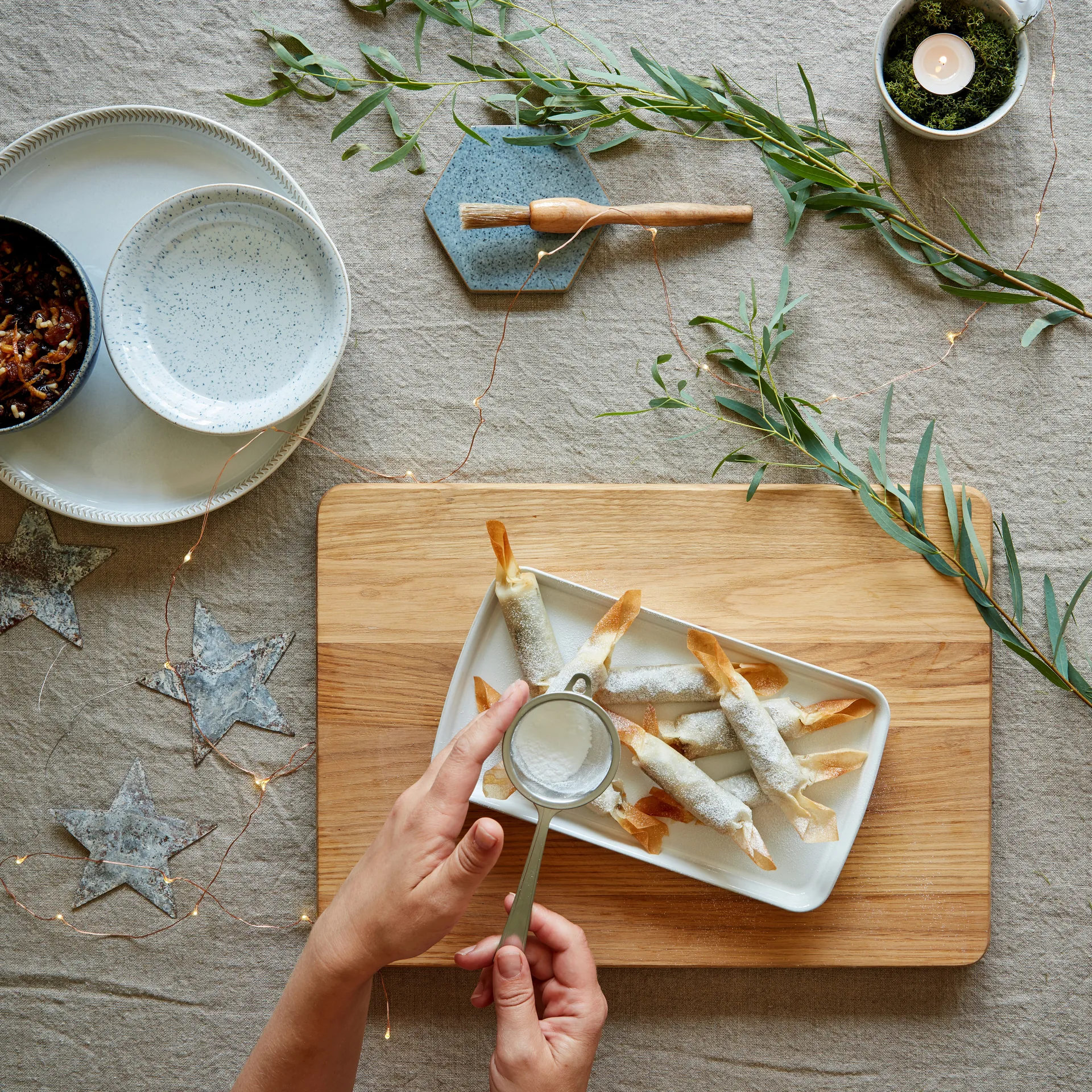 Studio Blue -murokulho, 17 cm, Chalk Denby