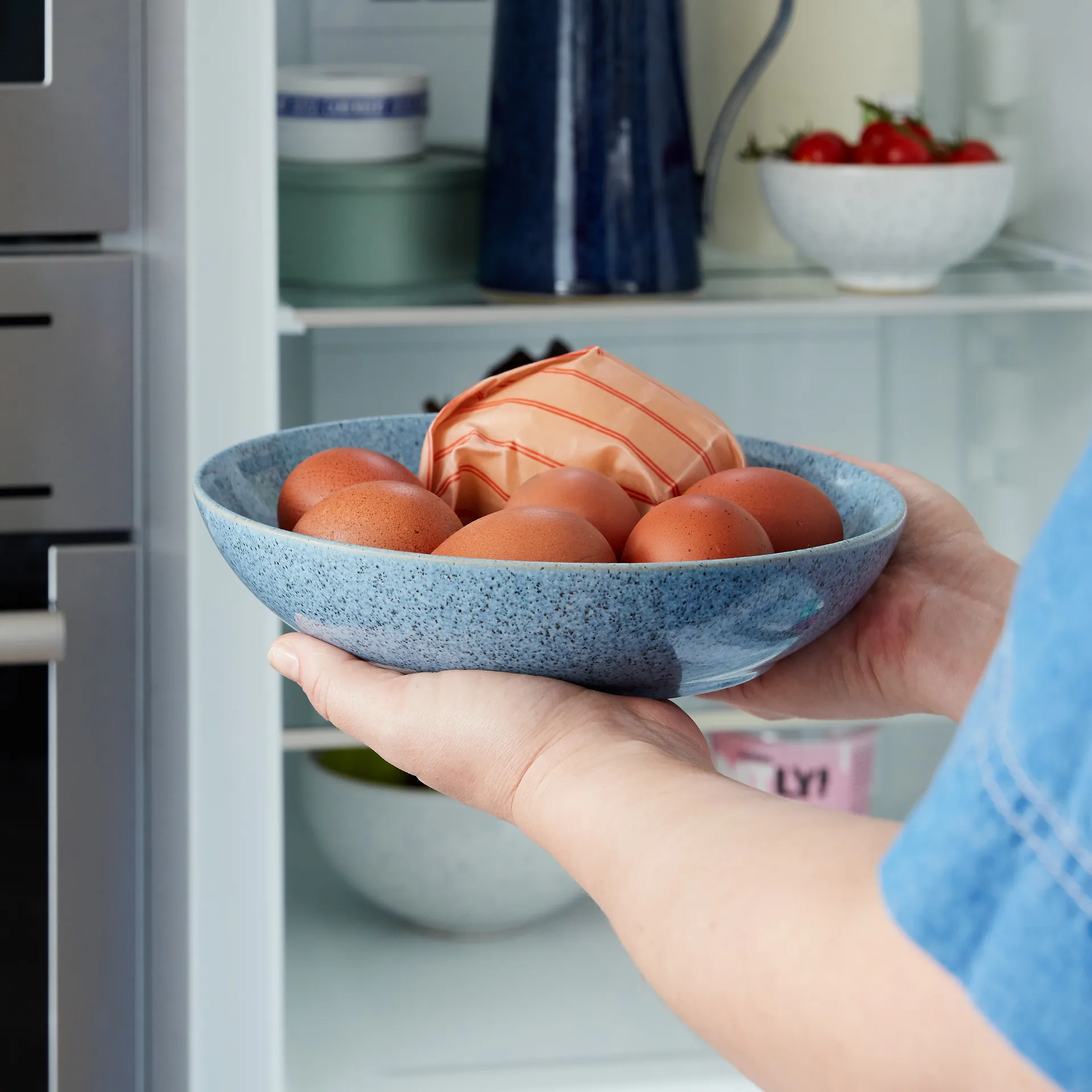 Studio Blue -pastakulho, 22 cm, Flint Denby