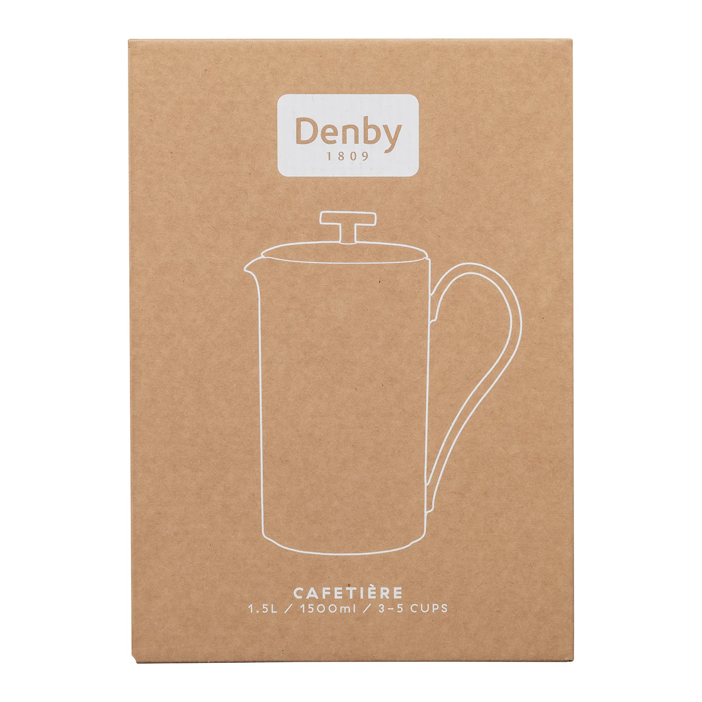 Studio Grey Brew -pressopannu, 1,2 l, Grey Denby