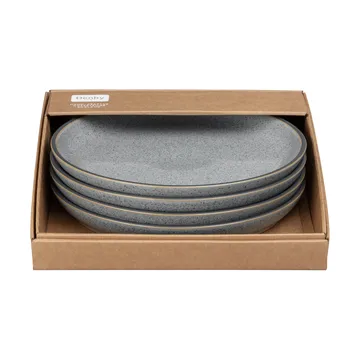 Studio Grey coupe -lautanen 26 cm, 4-pakkaus - Graniitti - Denby