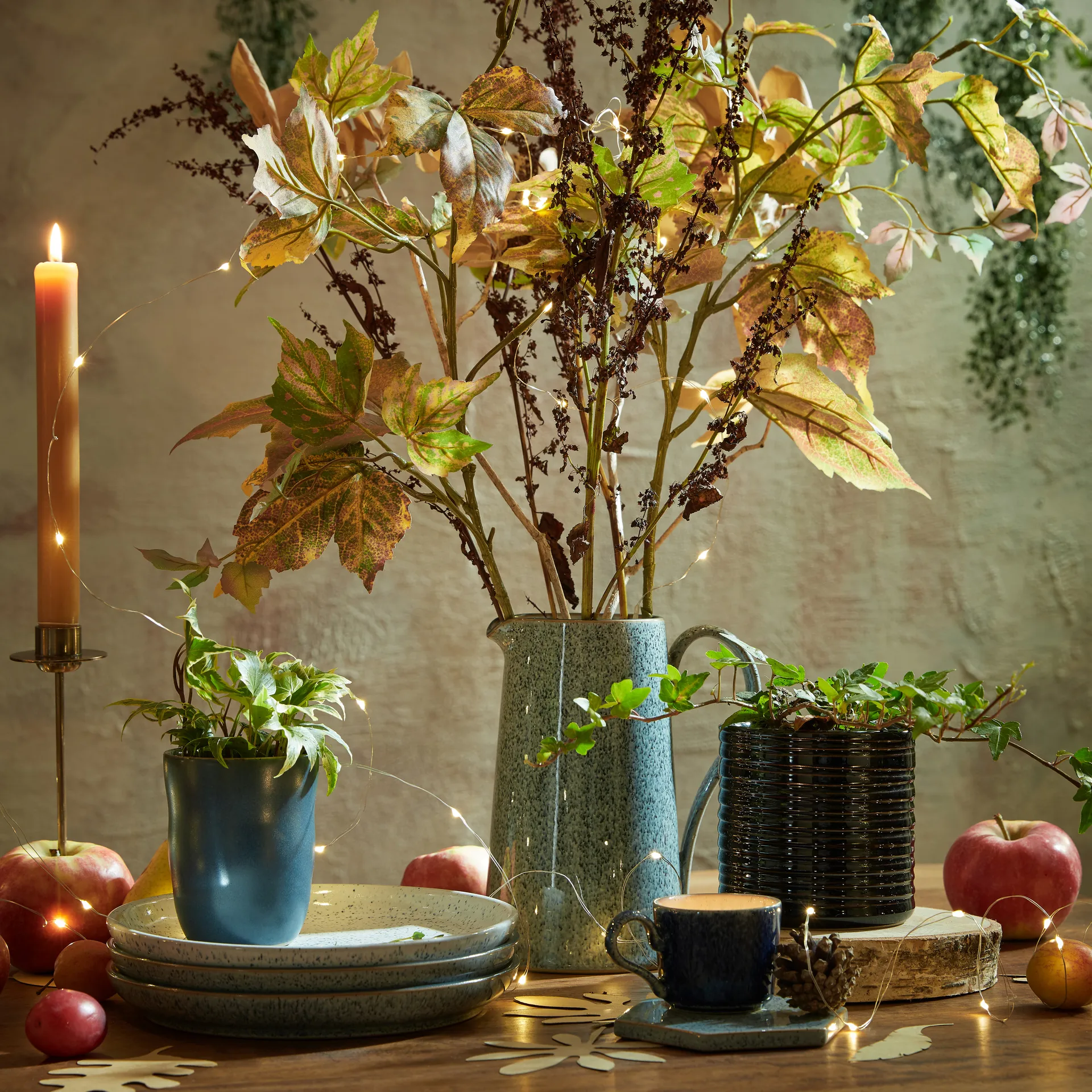 Studio Grey coupe -lautanen 26 cm, 4-pakkaus, Graniitti Denby