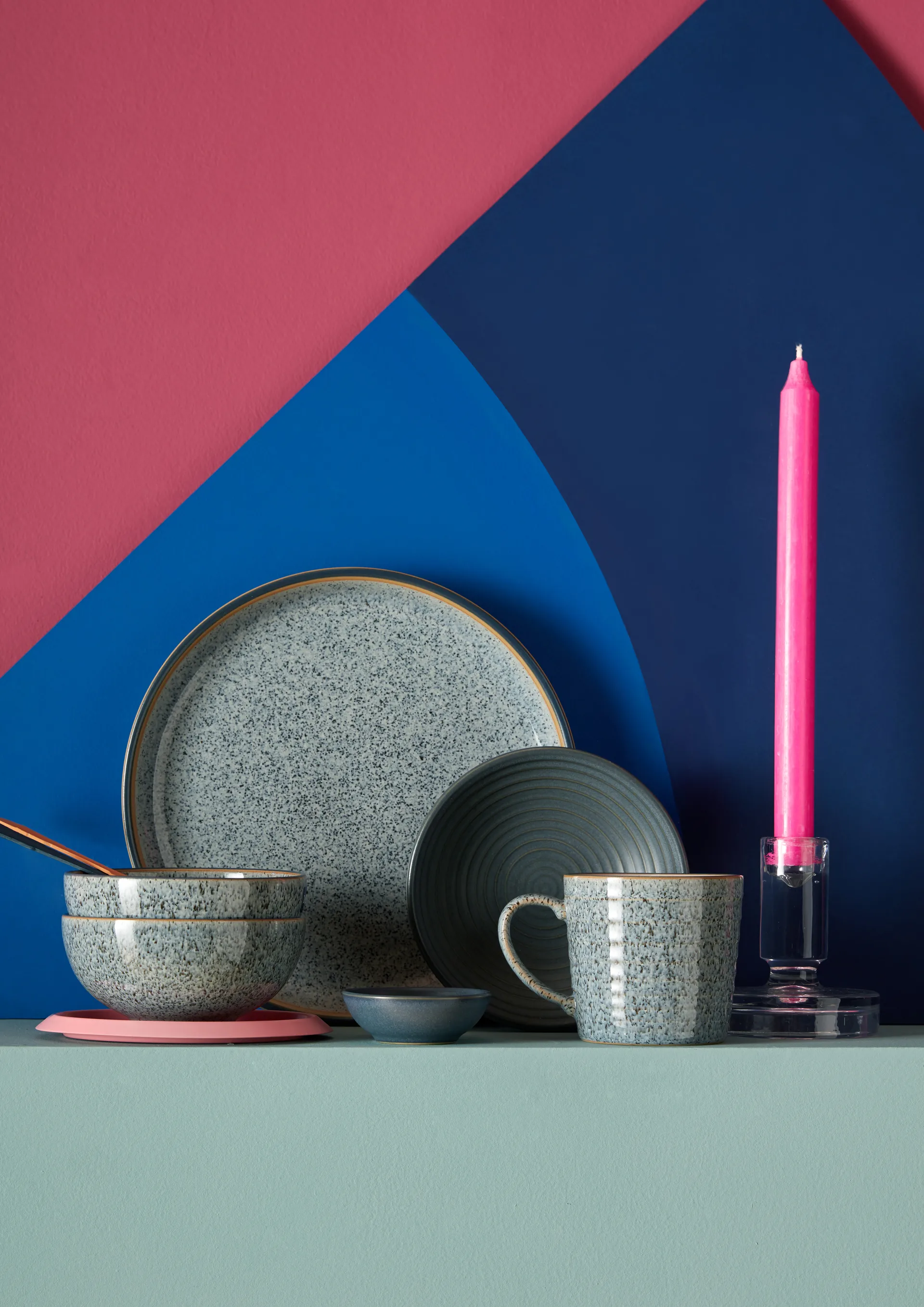 Studio Grey coupe -lautanen, 26 cm, Graniitti Denby