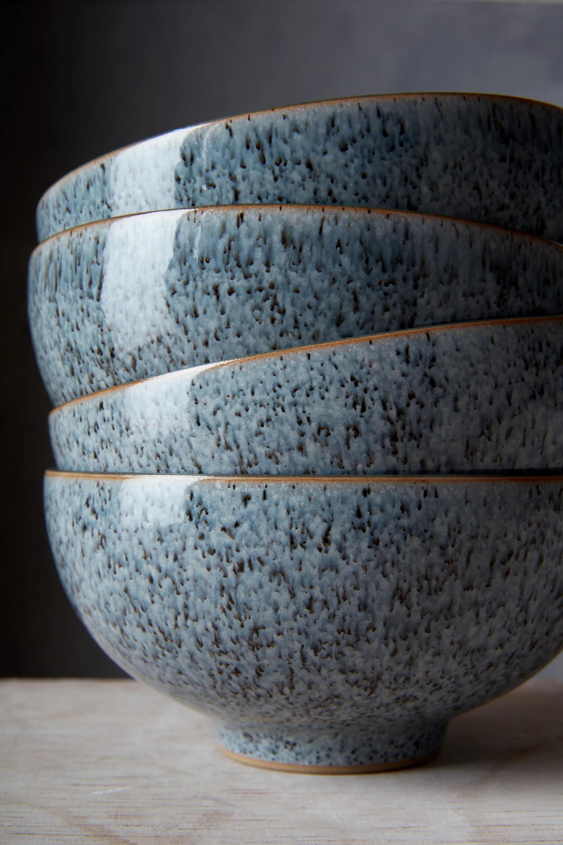 Studio Grey coupe -murokulho 17 cm, 4-pakkaus, Graniitti Denby