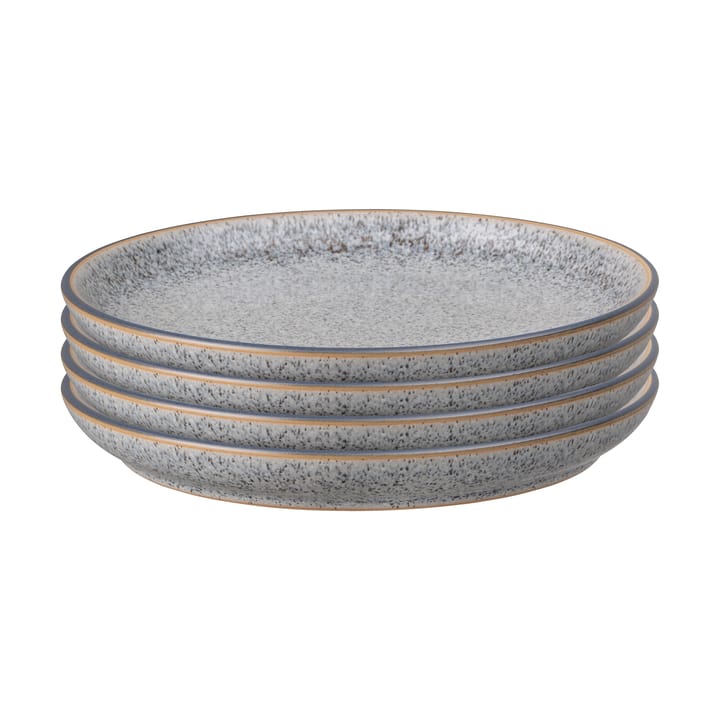 Studio Grey lautanen 21 cm, 4-pakkaus - Graniitti - Denby