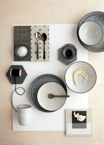 Studio Grey lautanen 21 cm, 4-pakkaus - Graniitti - Denby