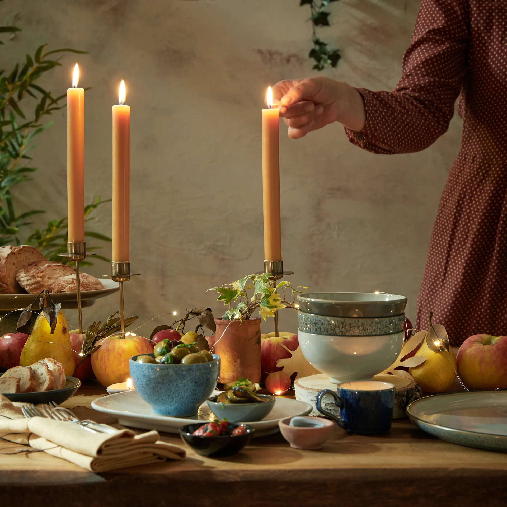 Studio Grey -nuudelikulho, 17,5 cm, Graniitti Denby