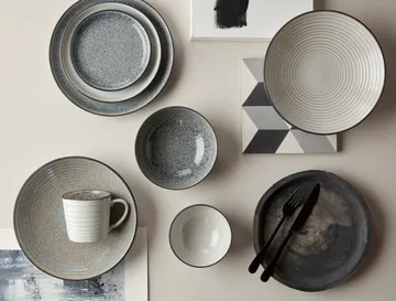 Studio Grey uritettu kulho, 25,5 cm - Graniitti - Denby