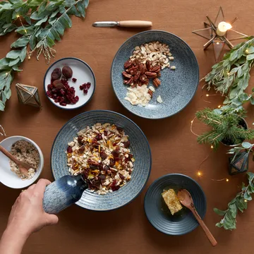 Studio Grey uritettu kulho, 25,5 cm - Graniitti - Denby