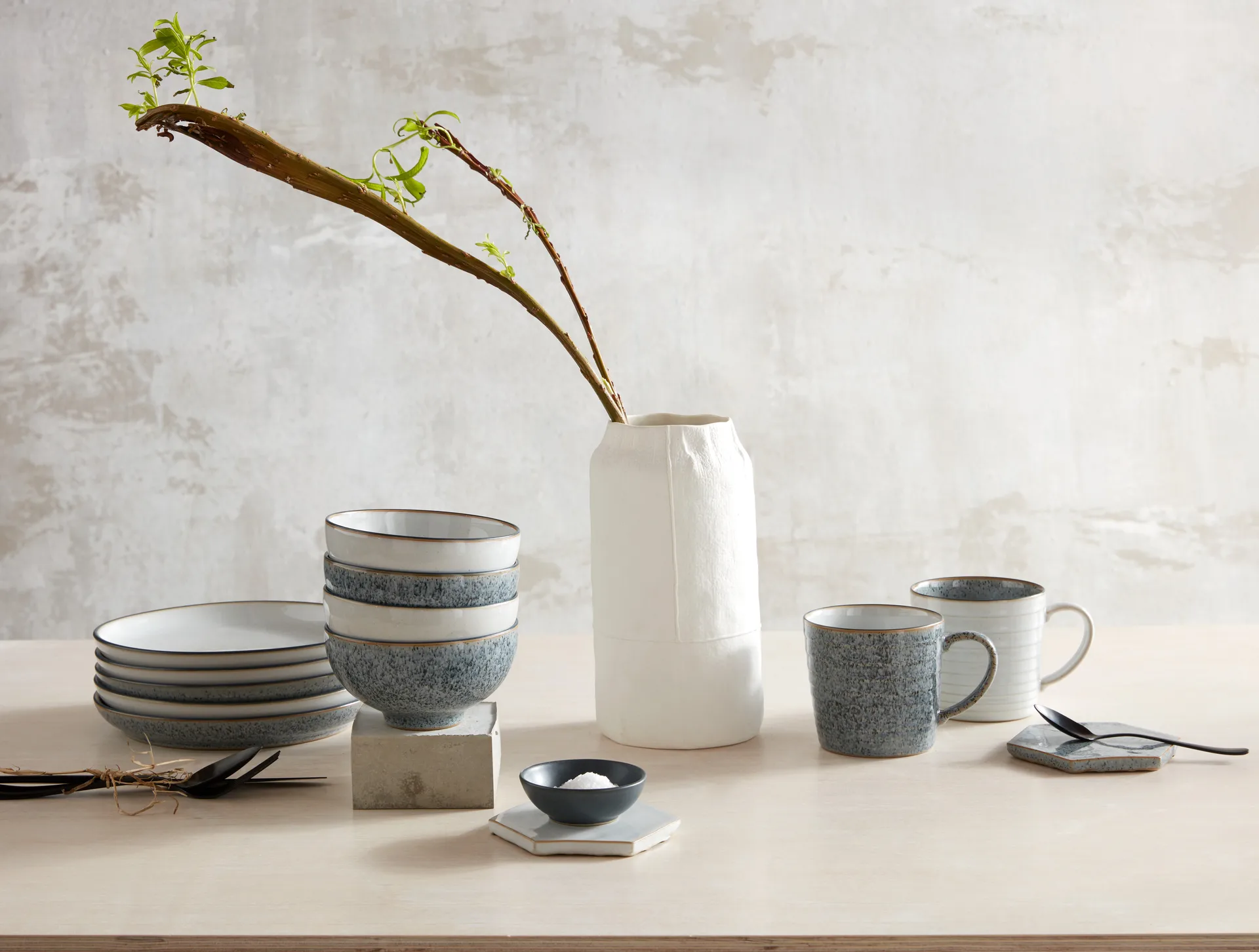Studio Grey uritettu muki 40 cl, Quartz Denby
