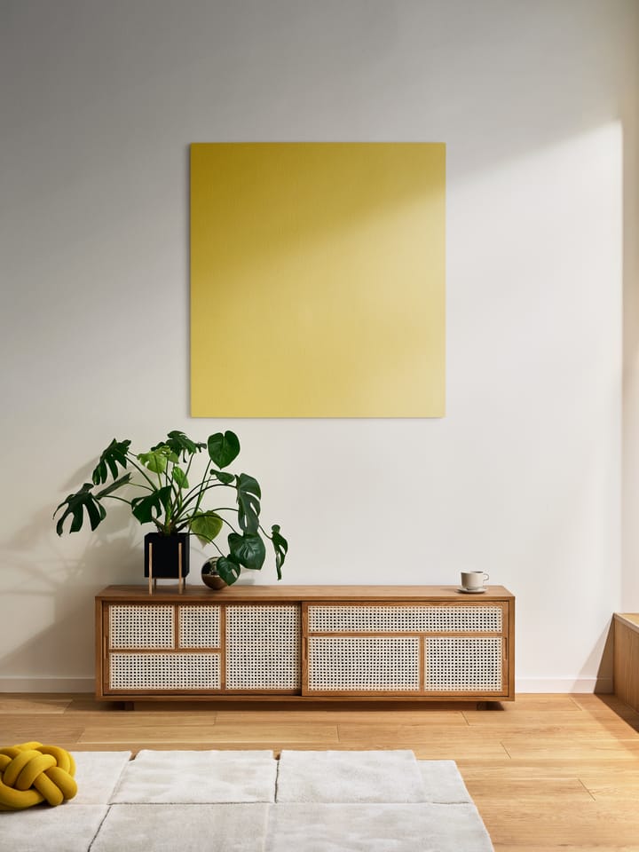 Air sivupöytä, matala, tammi, rottinki Design House Stockholm