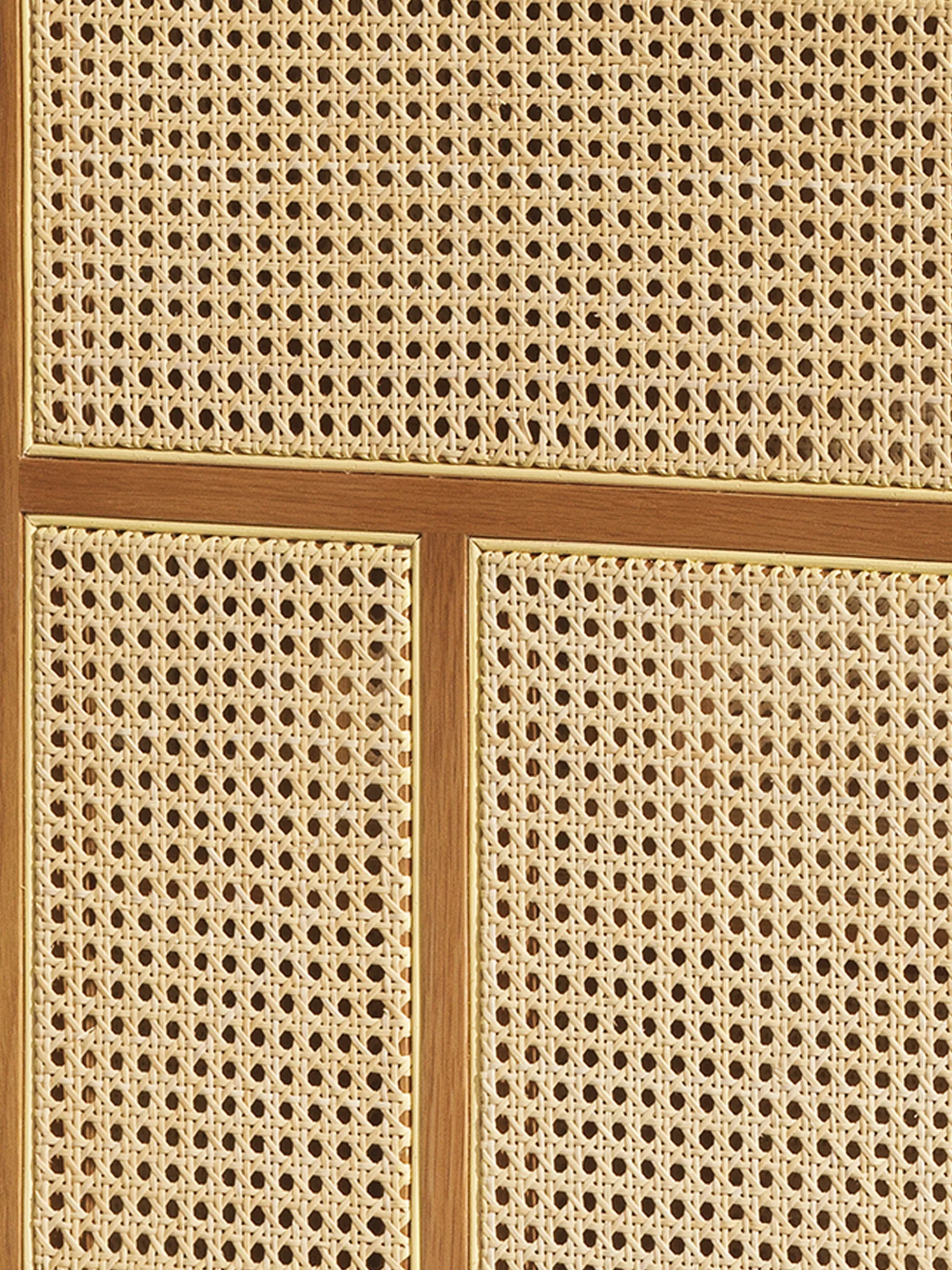 Air sivupöytä, matala, tammi, rottinki Design House Stockholm