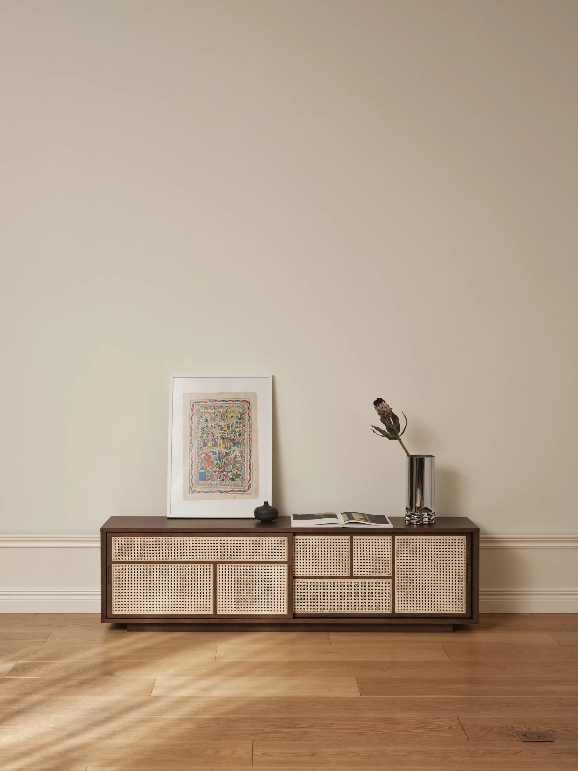 Air sivupöytä, matala, Tumma tammi Design House Stockholm