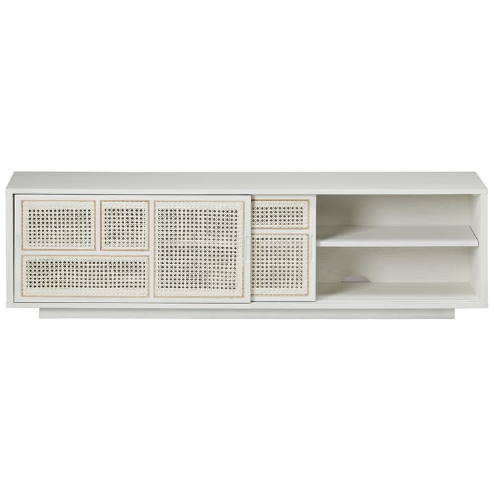 Air sivupöytä, matala, Valkoinen, rottinki Design House Stockholm