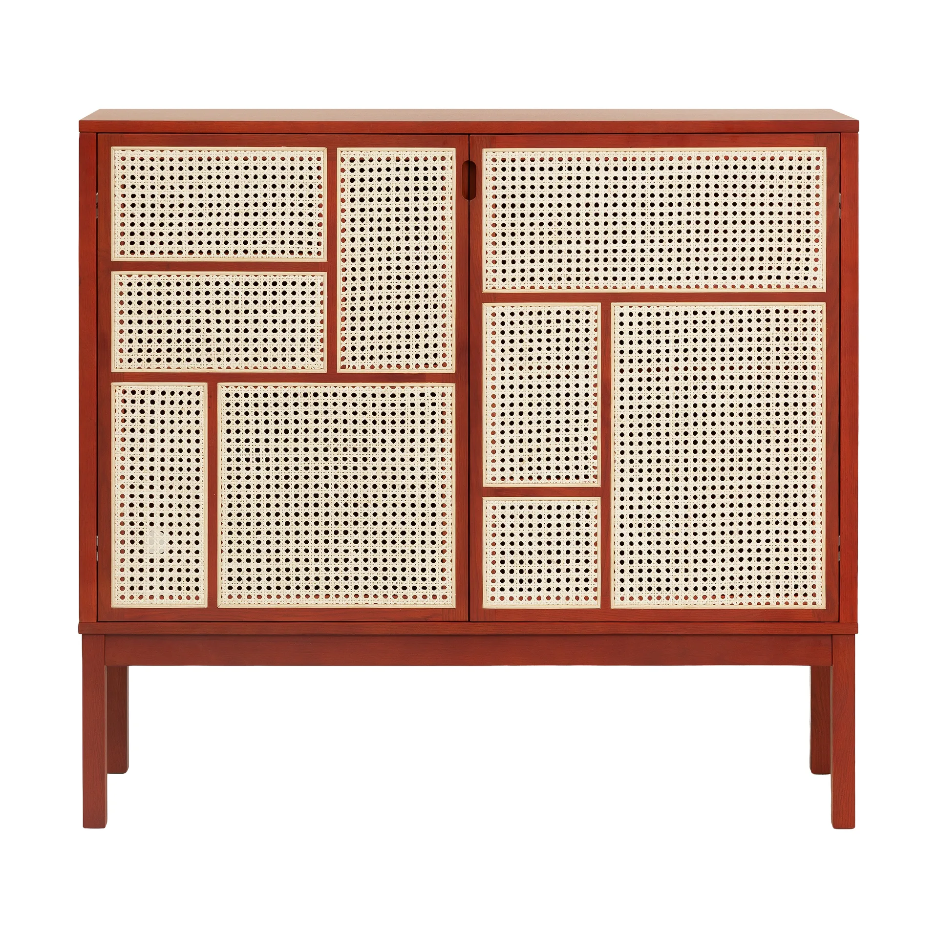 Air sivupöytä, Red, 120x110 cm, jaloilla Design House Stockholm