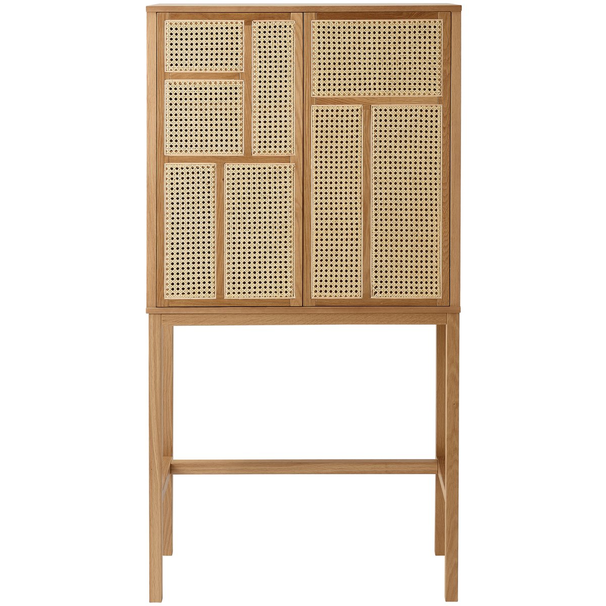 Design House Stockholm Air vitriinikaappi tammi, rottinki