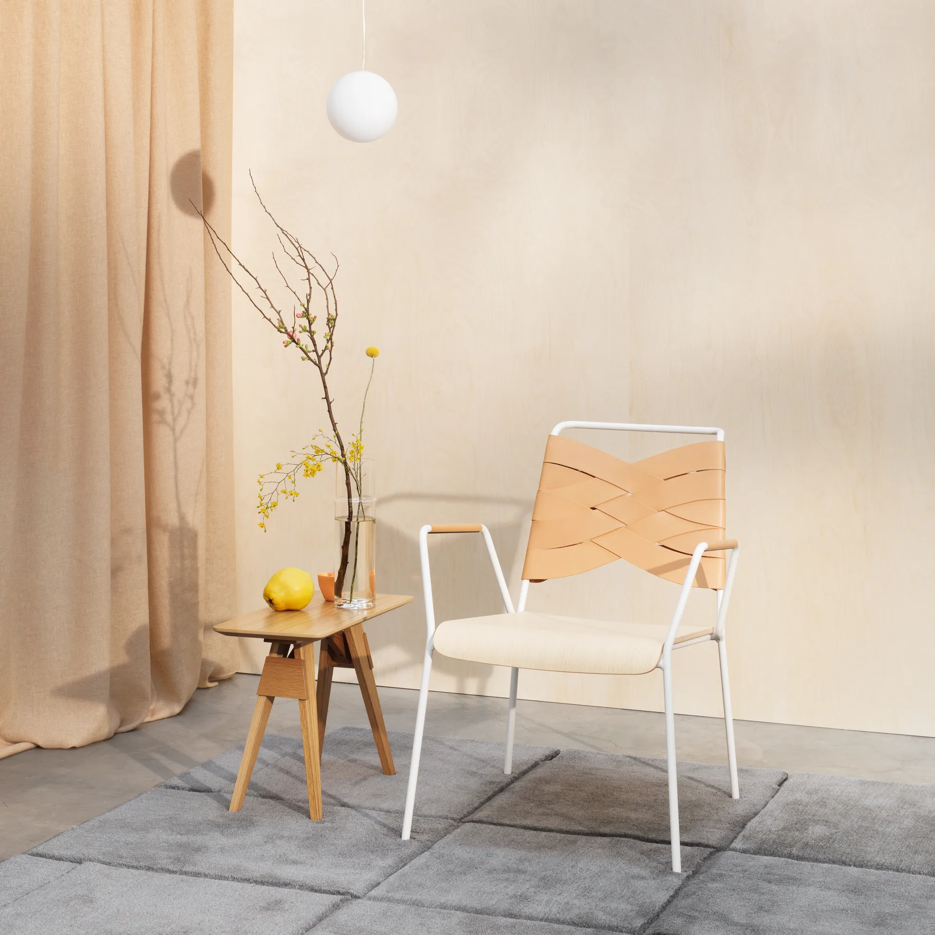 Arco sivupöytä S, tammi Design House Stockholm