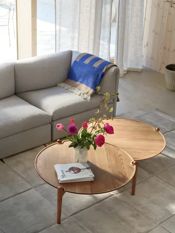 Aria soffbord - Light oak, Ø50x37 cm - Design House Stockholm