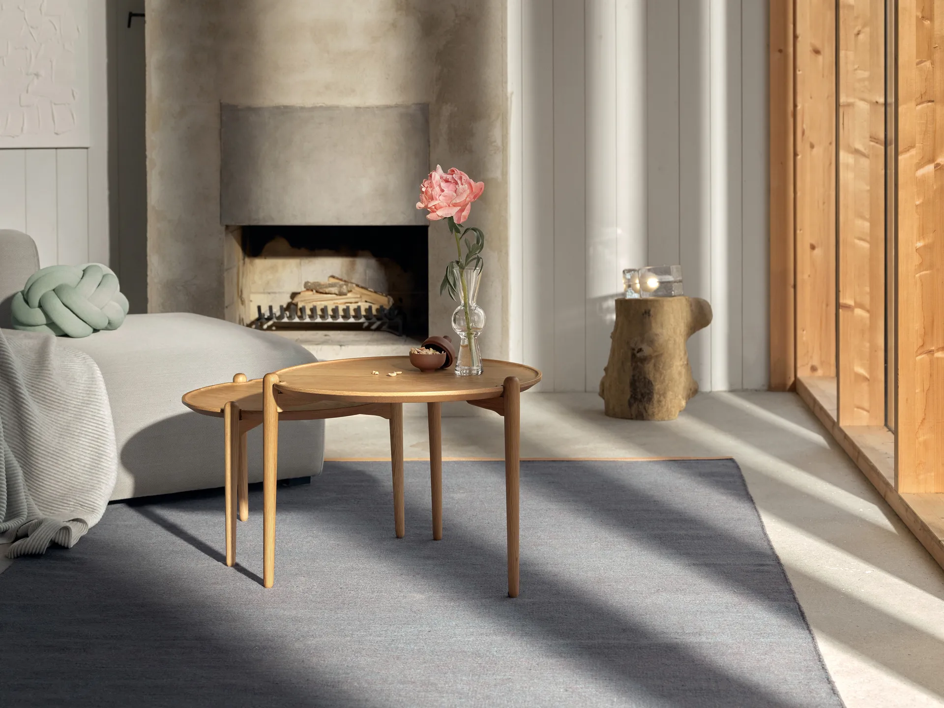 Aria soffbord, Tammi, Ø60x37 cm Design House Stockholm