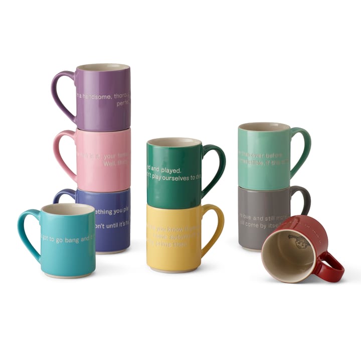 Astrid Lindgren muki, anna lapsille rakkautta, harmaa-englanniksi Design House Stockholm