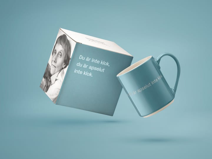 Astrid Lindgren -muki, du är inte klok… - Ruotsinkielinen teksti - Design House Stockholm