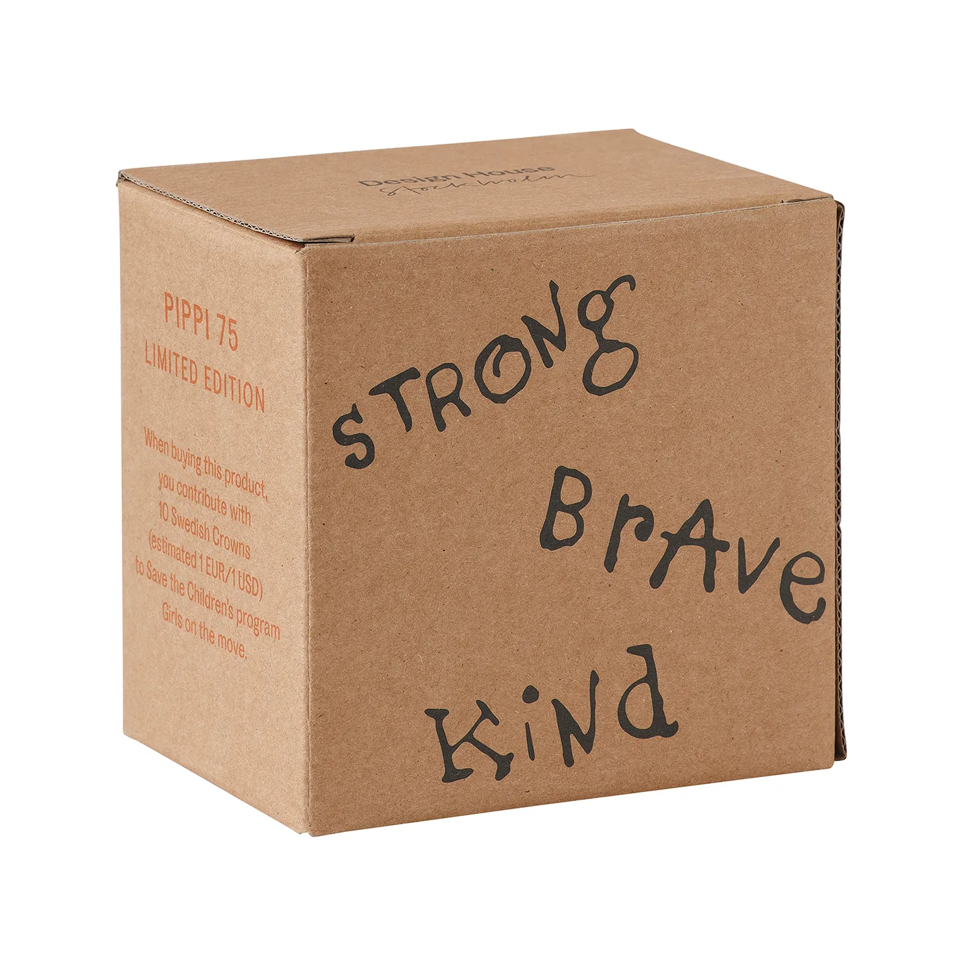 Astrid Lindgren Pippi -juhlamuki 20 cl, Strong Kind Brave Design House Stockholm