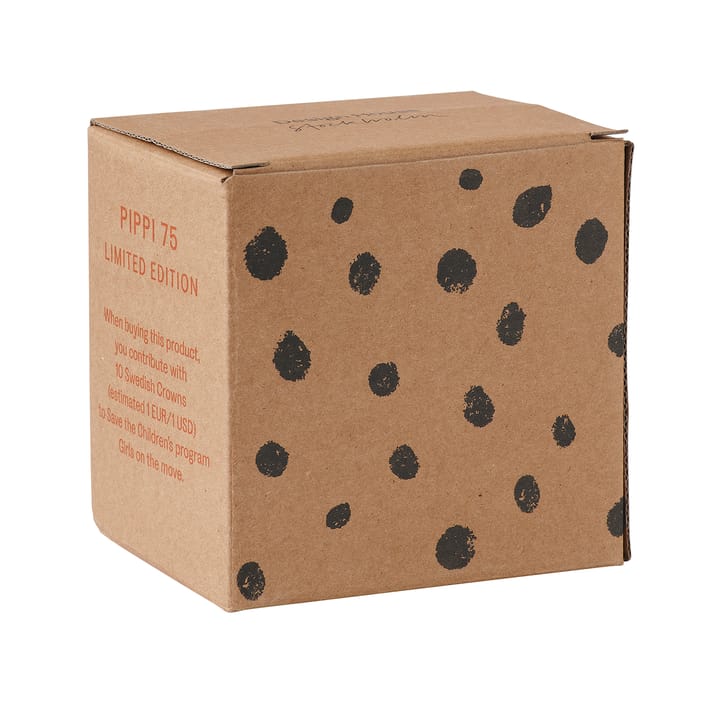 Astrid Lindgren Pippi -juhlamuki 35 cl, Dots Design House Stockholm