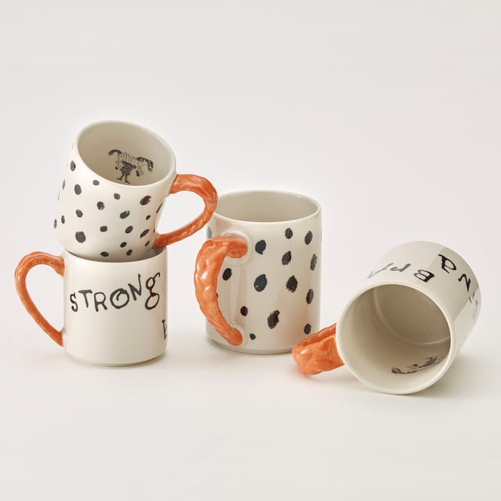 Astrid Lindgren Pippi -juhlamuki 35 cl, Dots Design House Stockholm