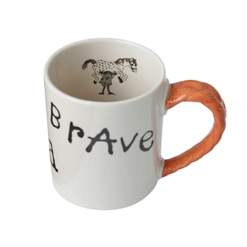 Astrid Lindgren Pippi -juhlamuki 35 cl - Strong Kind Brave - Design House Stockholm