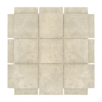 Basket matto beige - 180x180 cm - Design House Stockholm