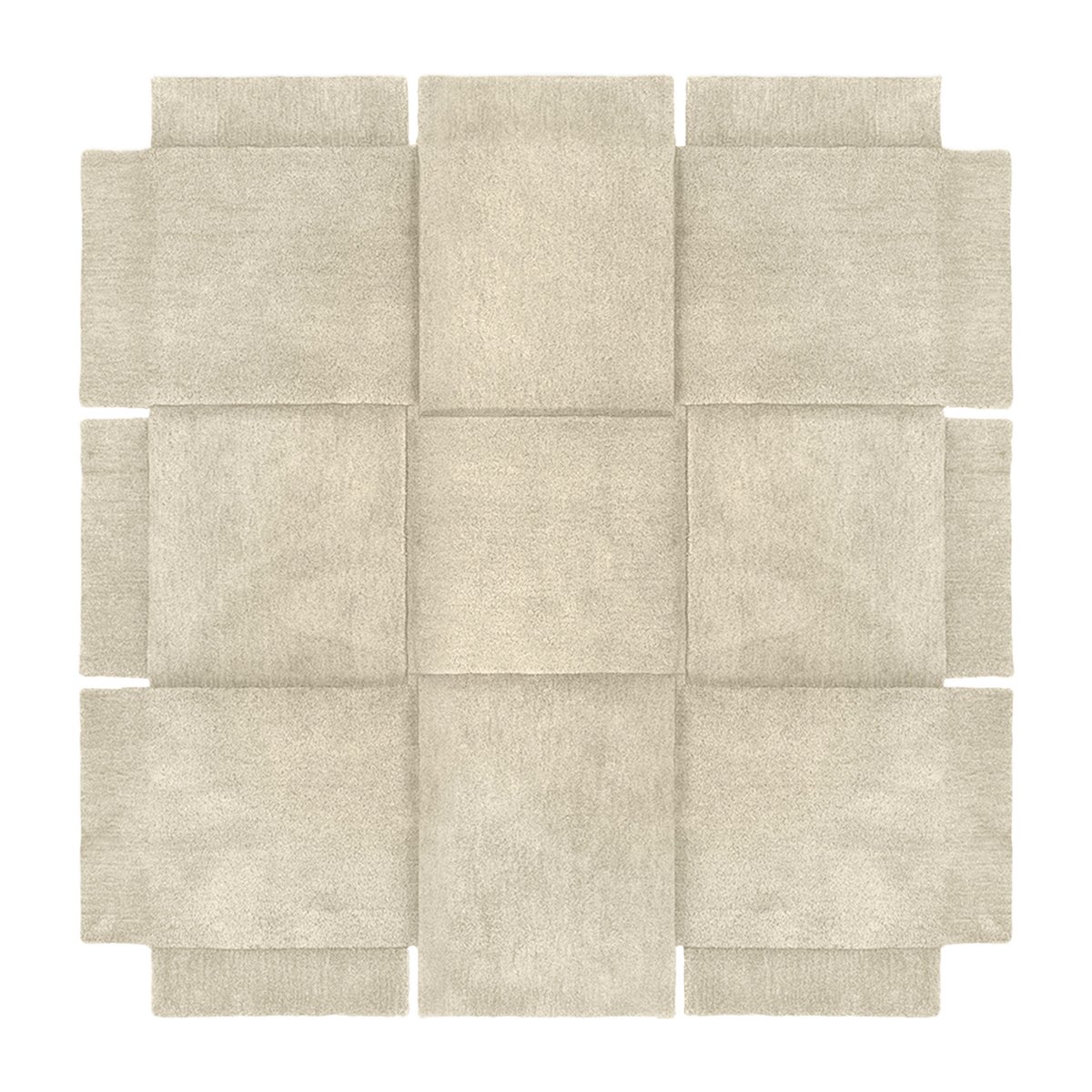Design House Stockholm Basket matto beige 180x180 cm