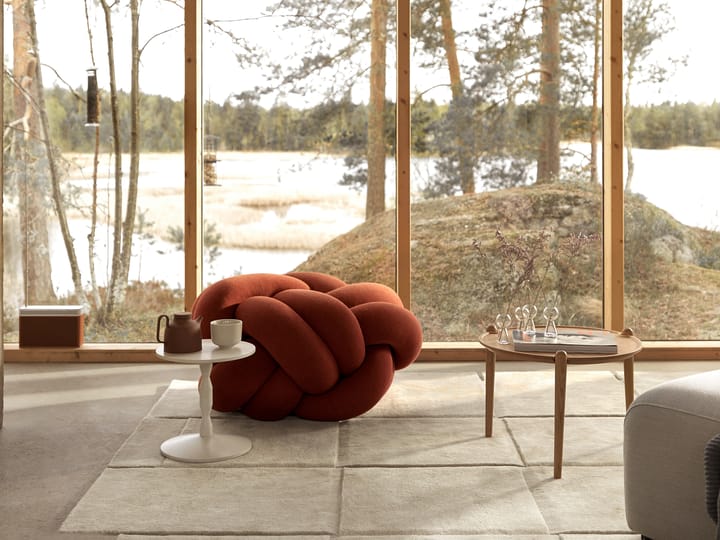 Basket matto beige, 180x180 cm Design House Stockholm