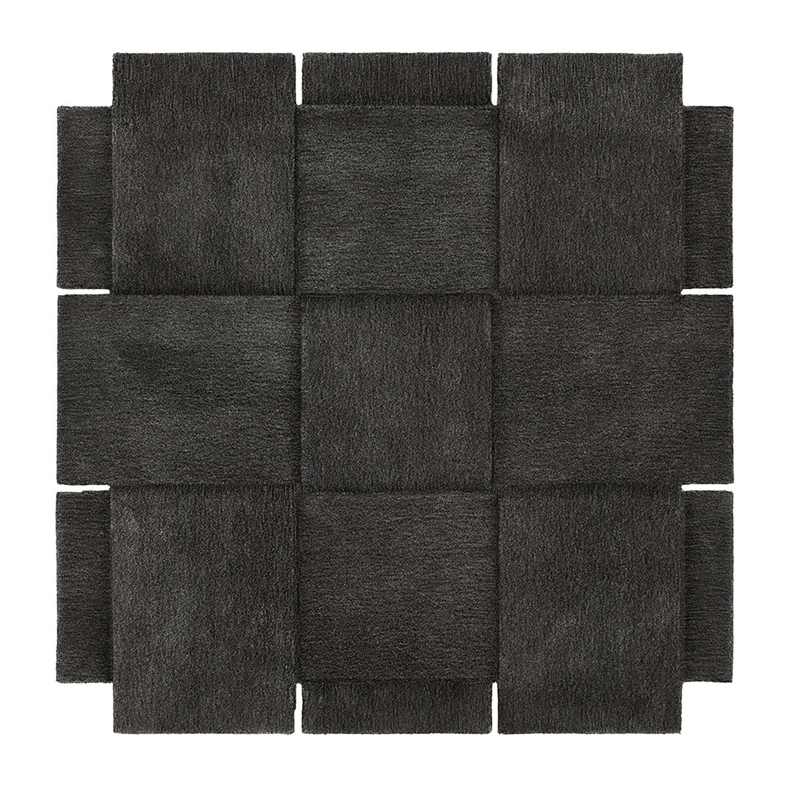 Basket matto, tummanharmaa, 180 x 180 cm Design House Stockholm