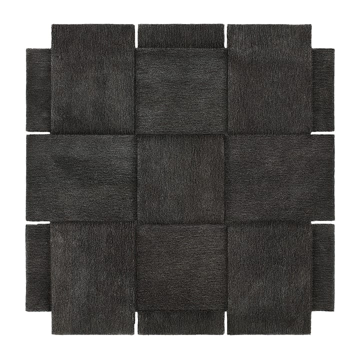 Basket matto, tummanharmaa - 180 x 180 cm - Design House Stockholm
