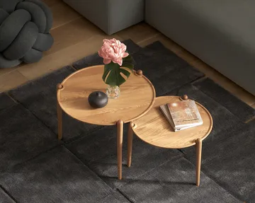 Basket matto, tummanharmaa - 180 x 180 cm - Design House Stockholm