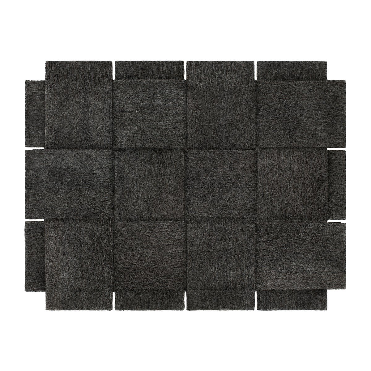 Design House Stockholm Basket matto, tummanharmaa 185 x 240 cm