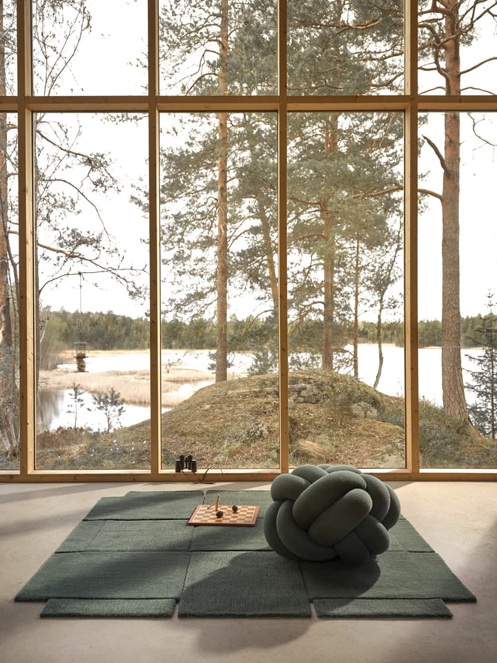 Basket matto, vihreä - 180 x 180 cm - Design House Stockholm