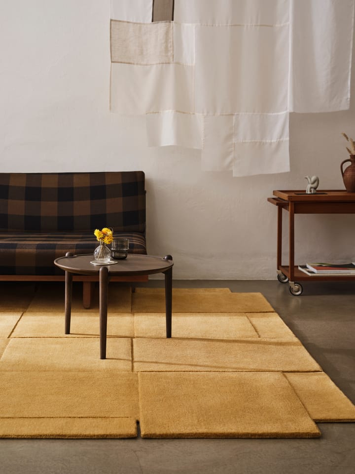 Basket matto yellow ochre, 245x245 cm Design House Stockholm