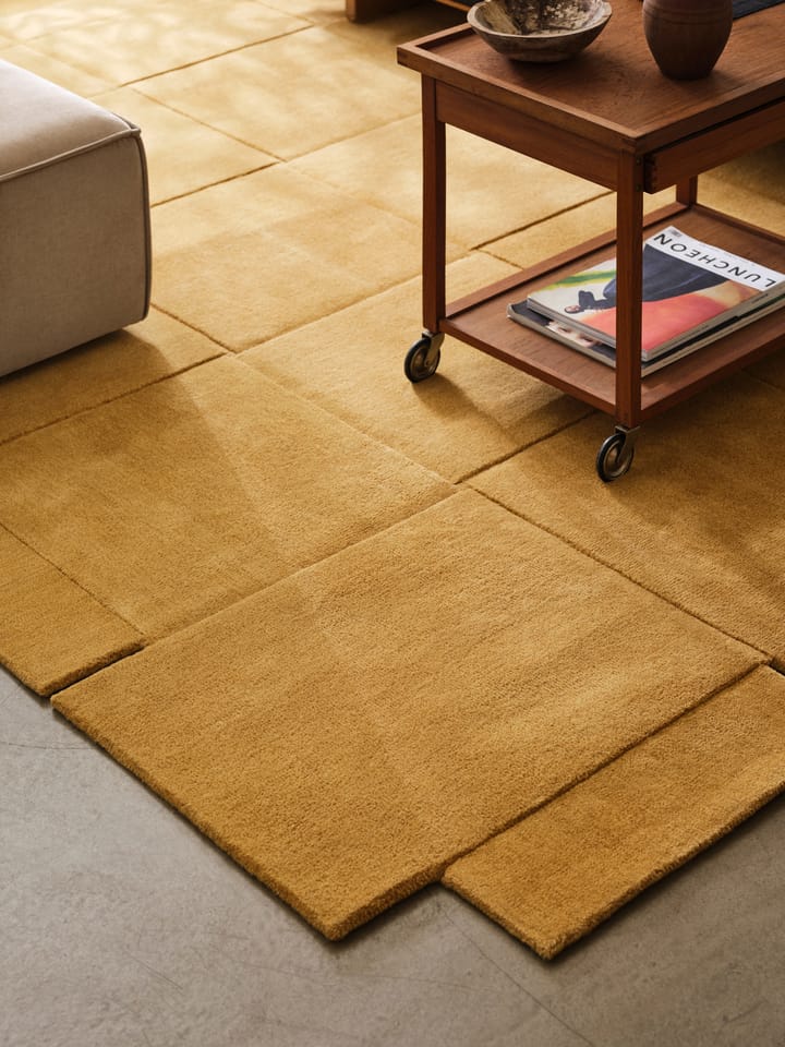 Basket matto yellow ochre, 245x300 cm Design House Stockholm