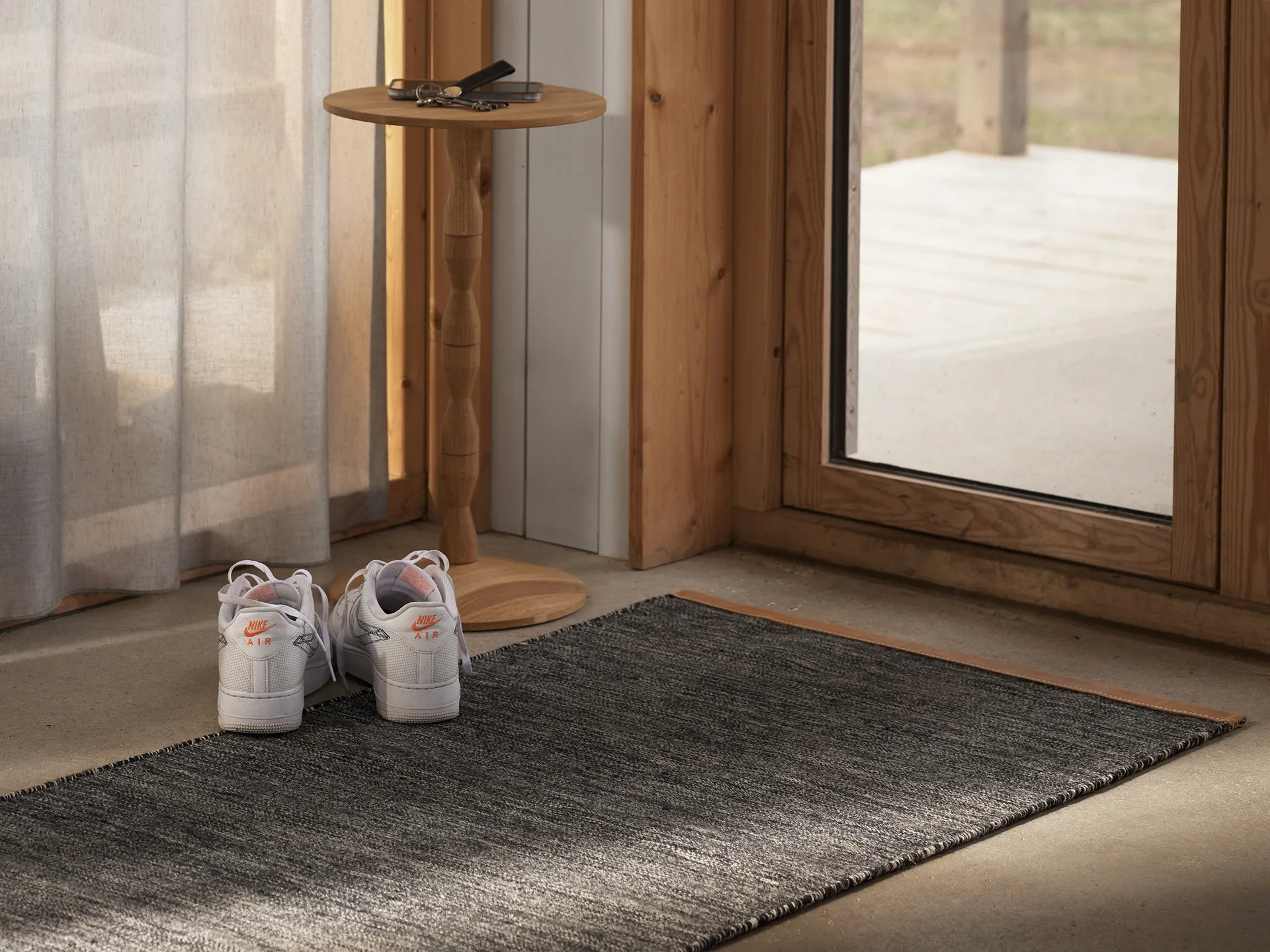 Björk matto tummanharmaa, 80 x 250 cm Design House Stockholm