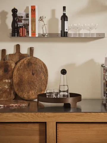 Bridge tarjotin - Tumma tammi, Ø42 cm - Design House Stockholm