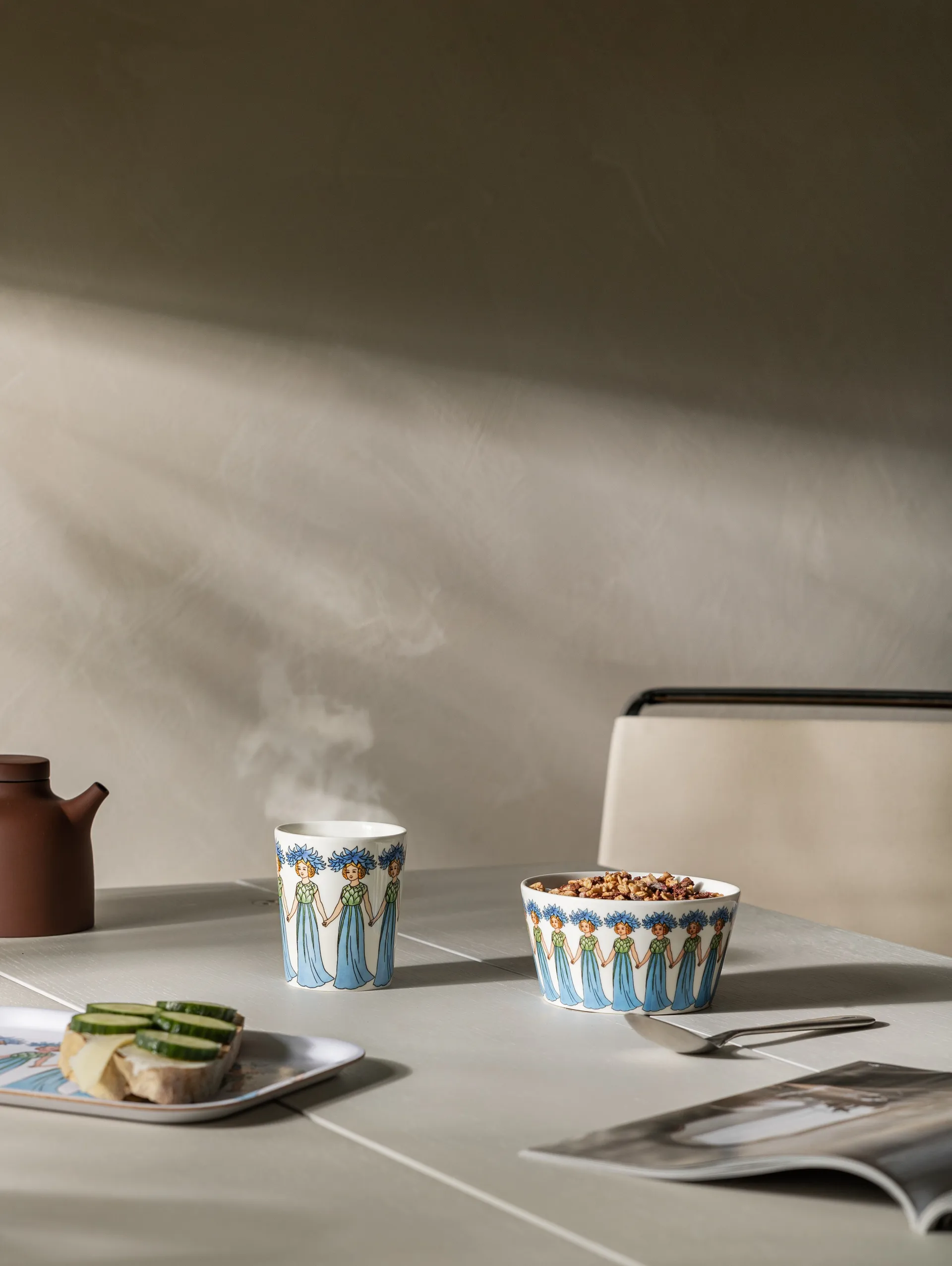 Cornflower tarjotin, cornflower Design House Stockholm