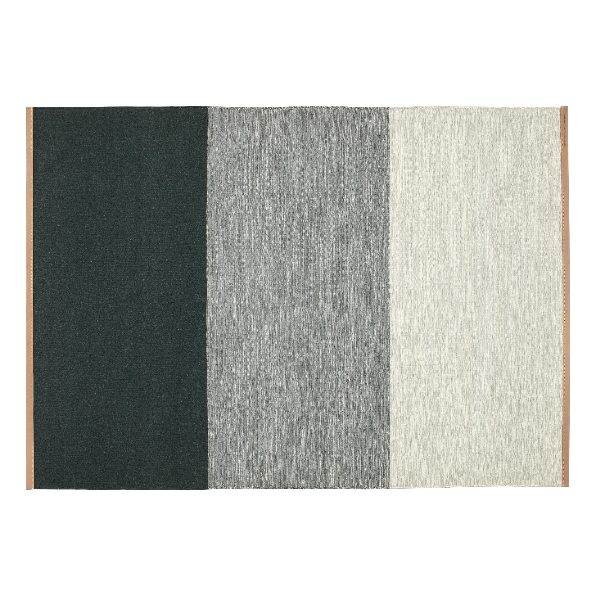 Fields matto 170x240 cm, Vihreä-harmaa Design House Stockholm