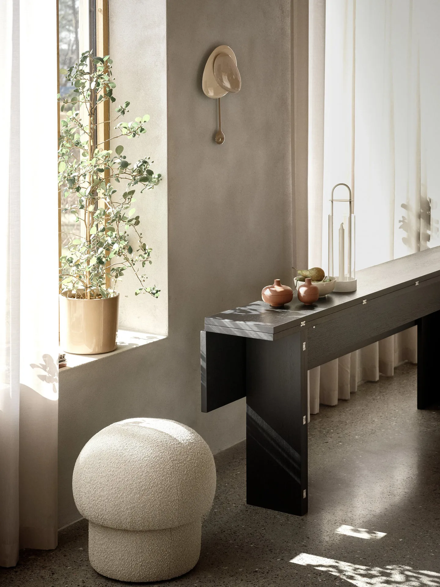 Flip pöytä, Musta 230 cm Design House Stockholm